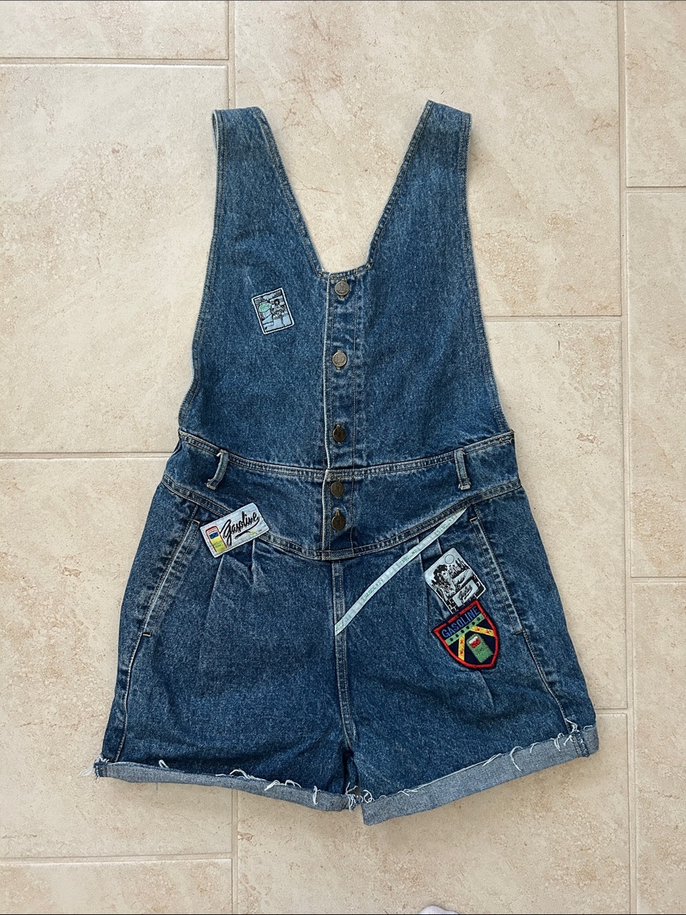 Gasoline 1980’s Denim Overalls - Picture 3 of 5